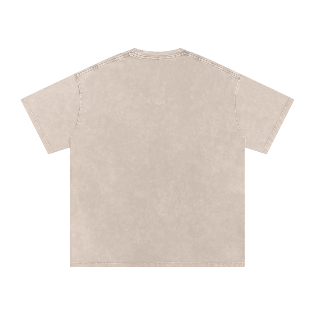 Beige t-shirt on a white background