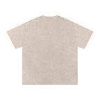 Beige t-shirt on a white background