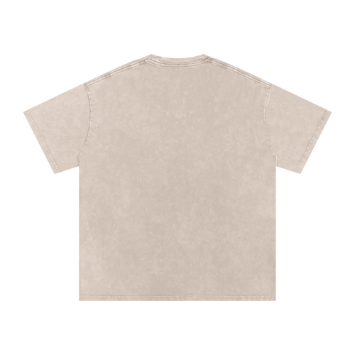 Beige t-shirt on a white background