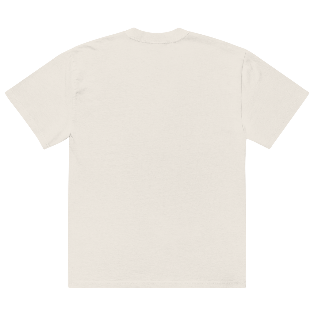 Oversized faded Drifter Tee - Bone