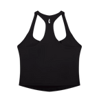 Black tank top on a white background