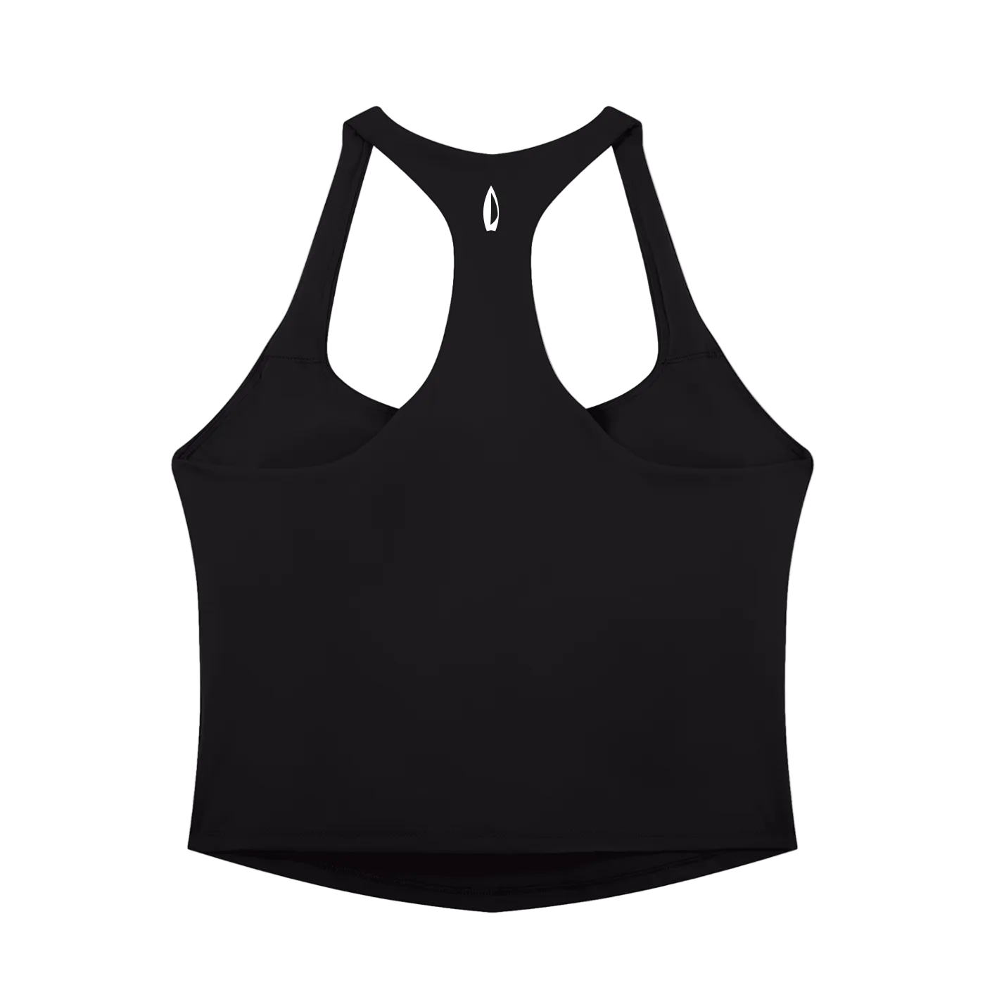Black tank top on a white background