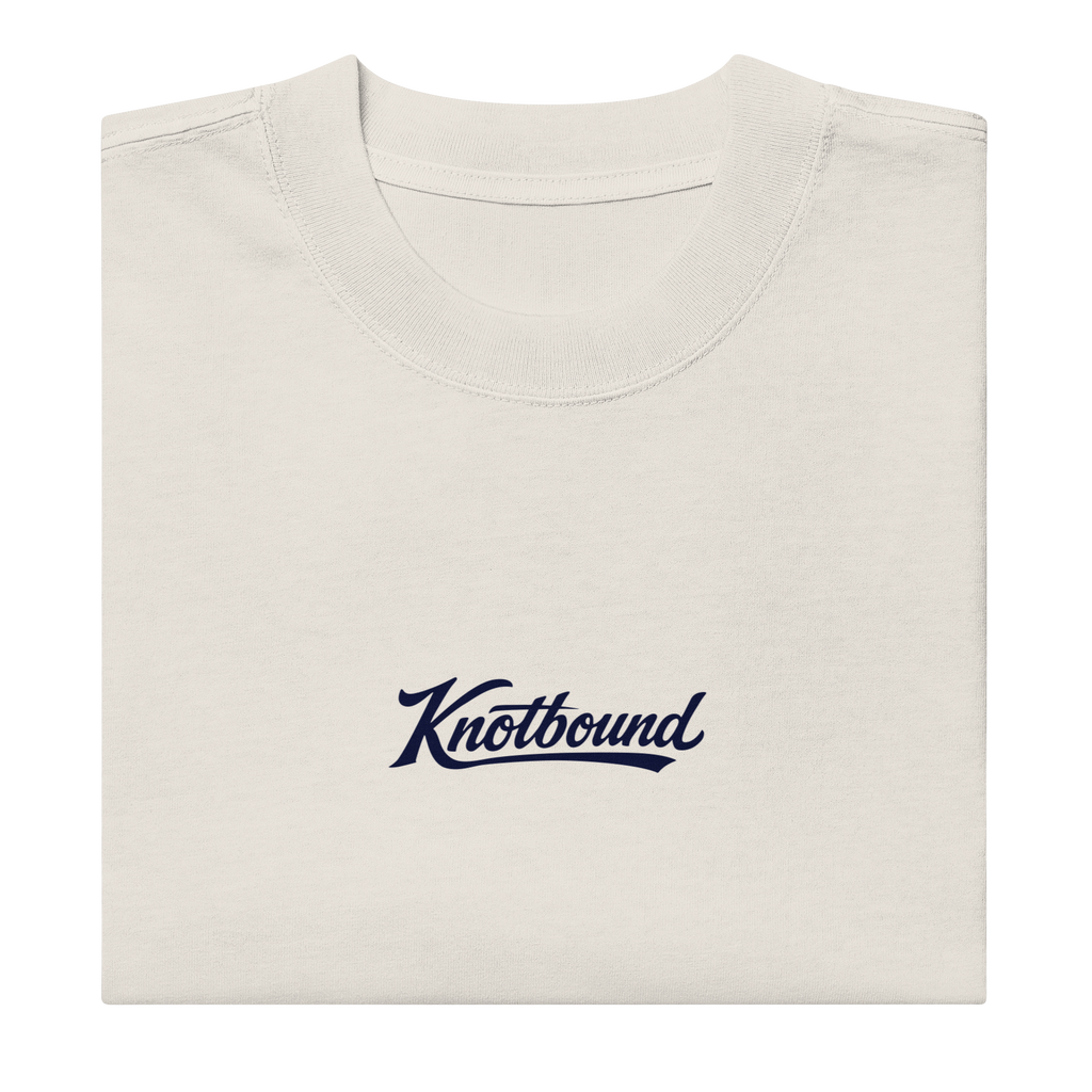 Oversized faded Drifter Tee - Bone