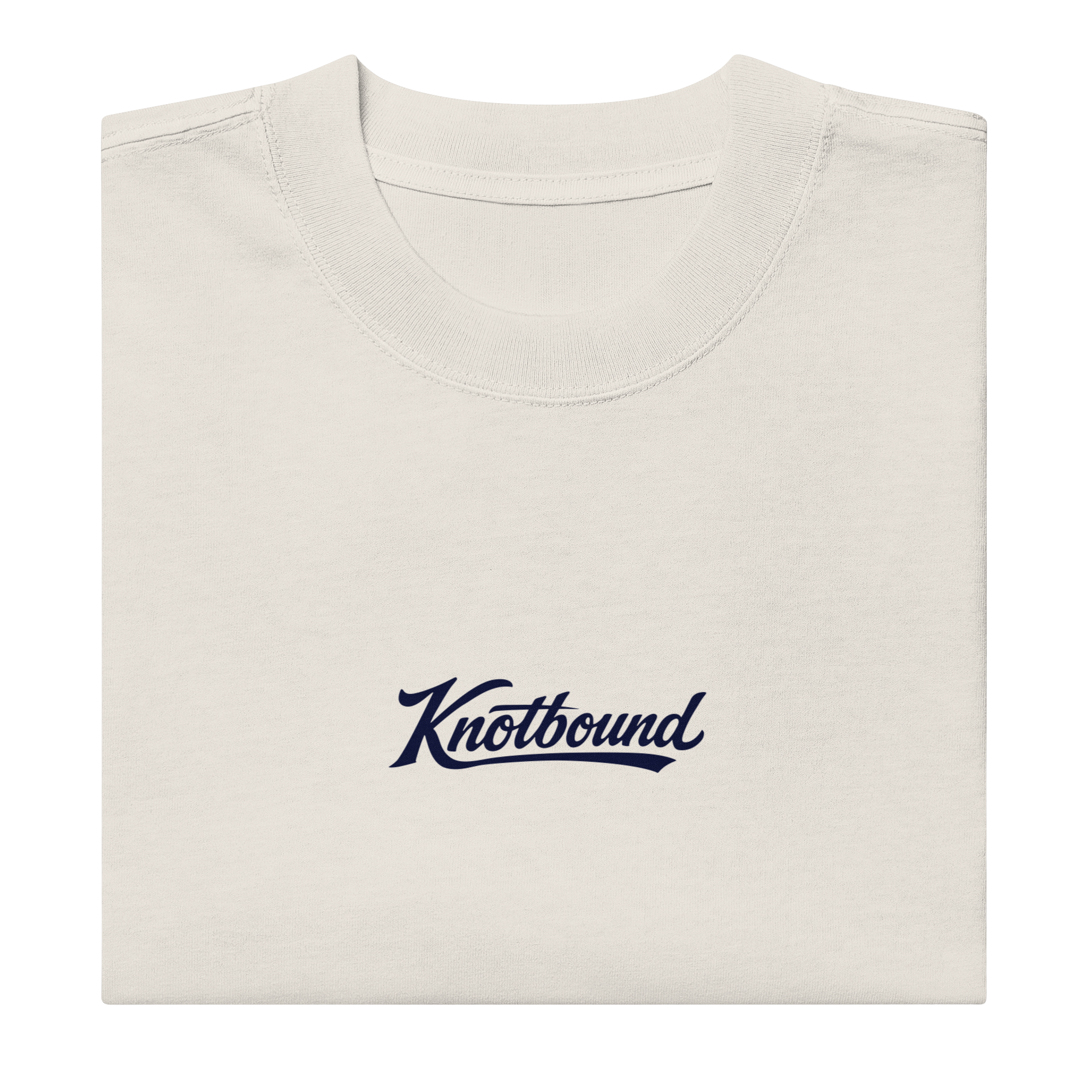 Oversized faded Drifter Tee - Bone
