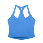Blue tank top on a white background