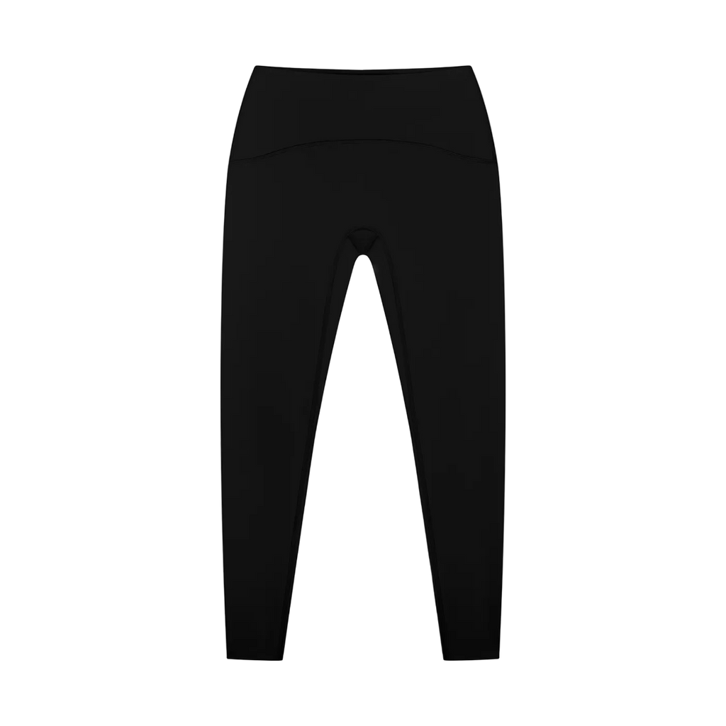 Black leggings on a white background