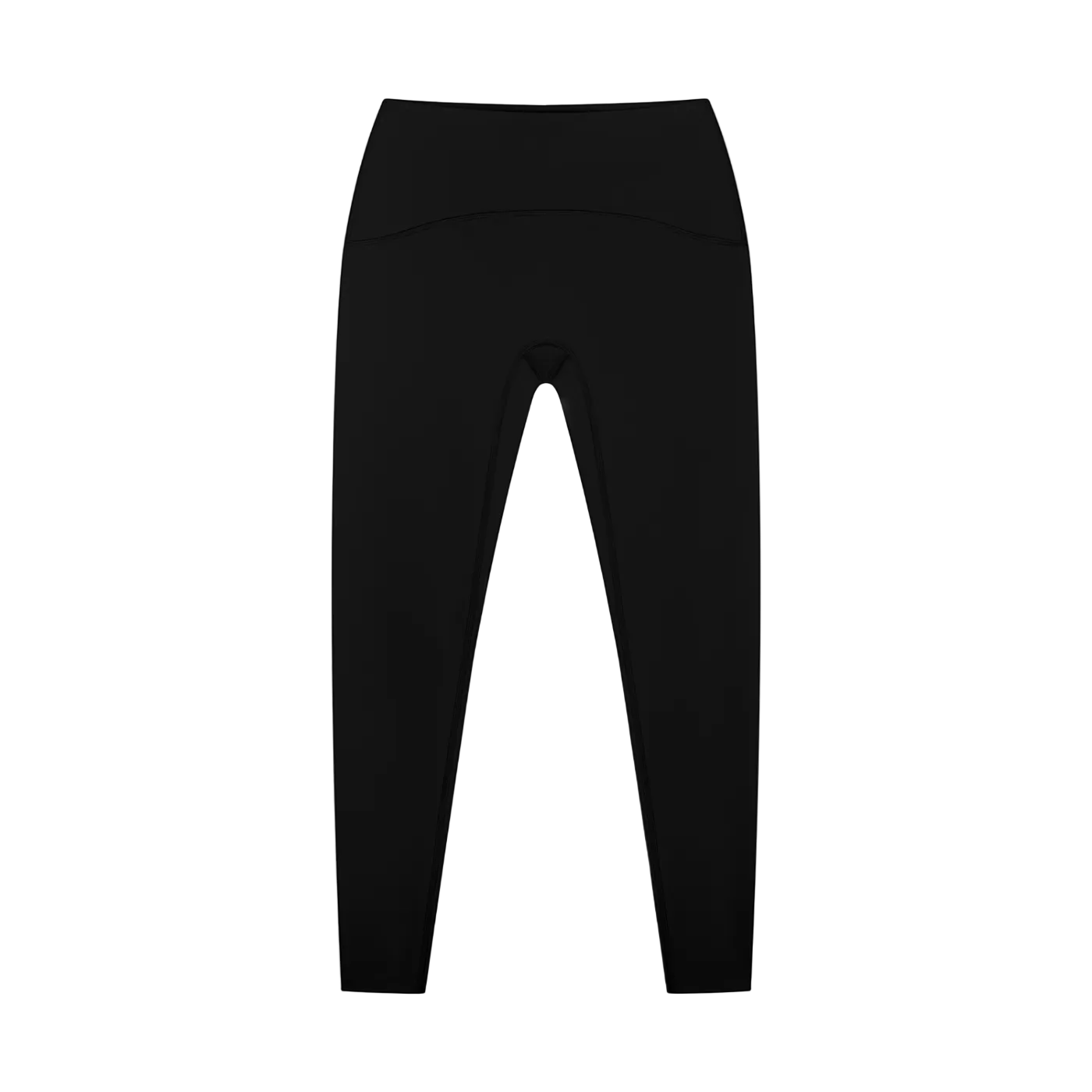 Black leggings on a white background