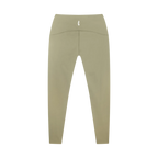 High waisted ankle length yoga leggings, shown against a white background.