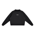 Black sweatshirt on a white background