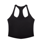 Black tank top on a white background