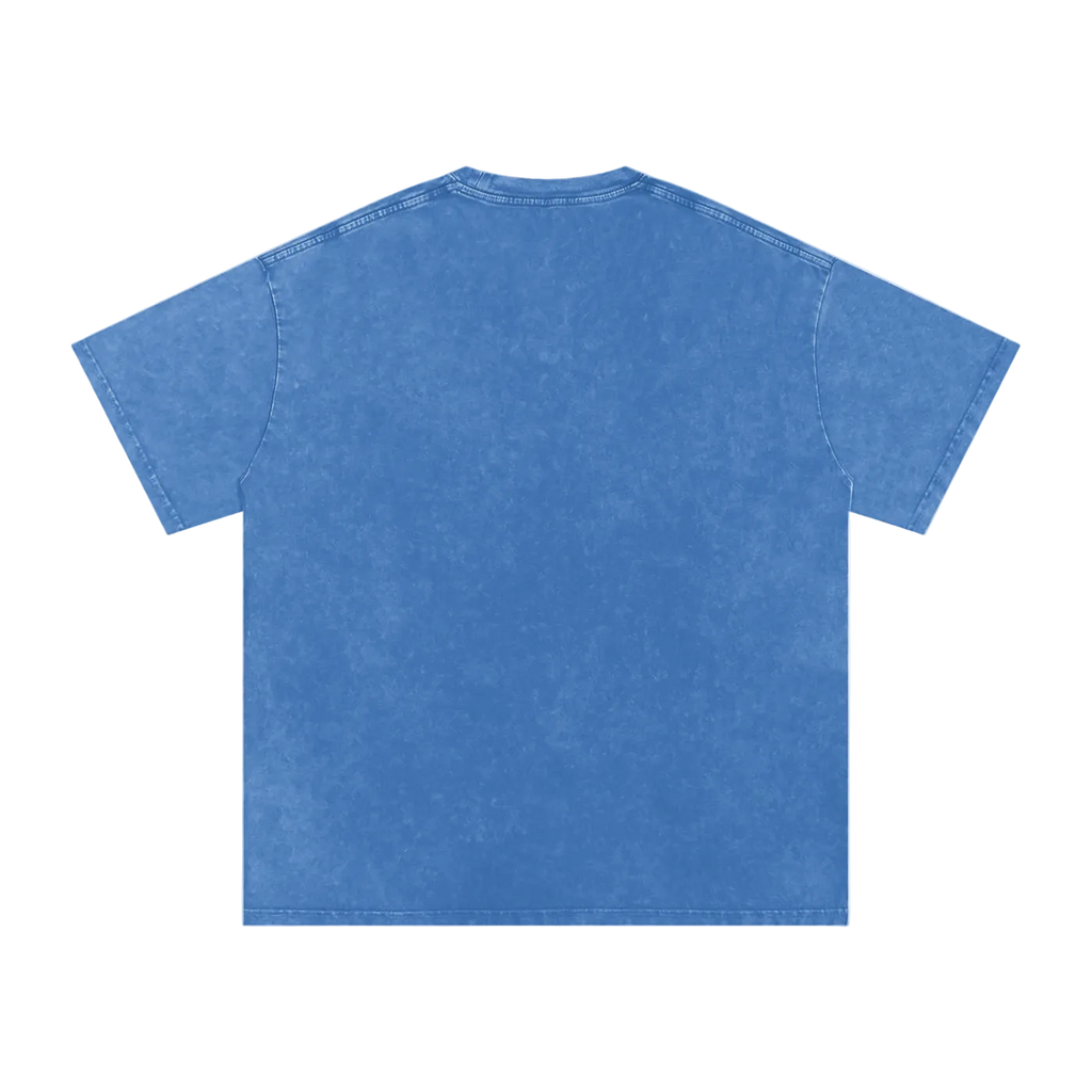 Blue t-shirt on a white background