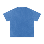 Blue t-shirt on a white background