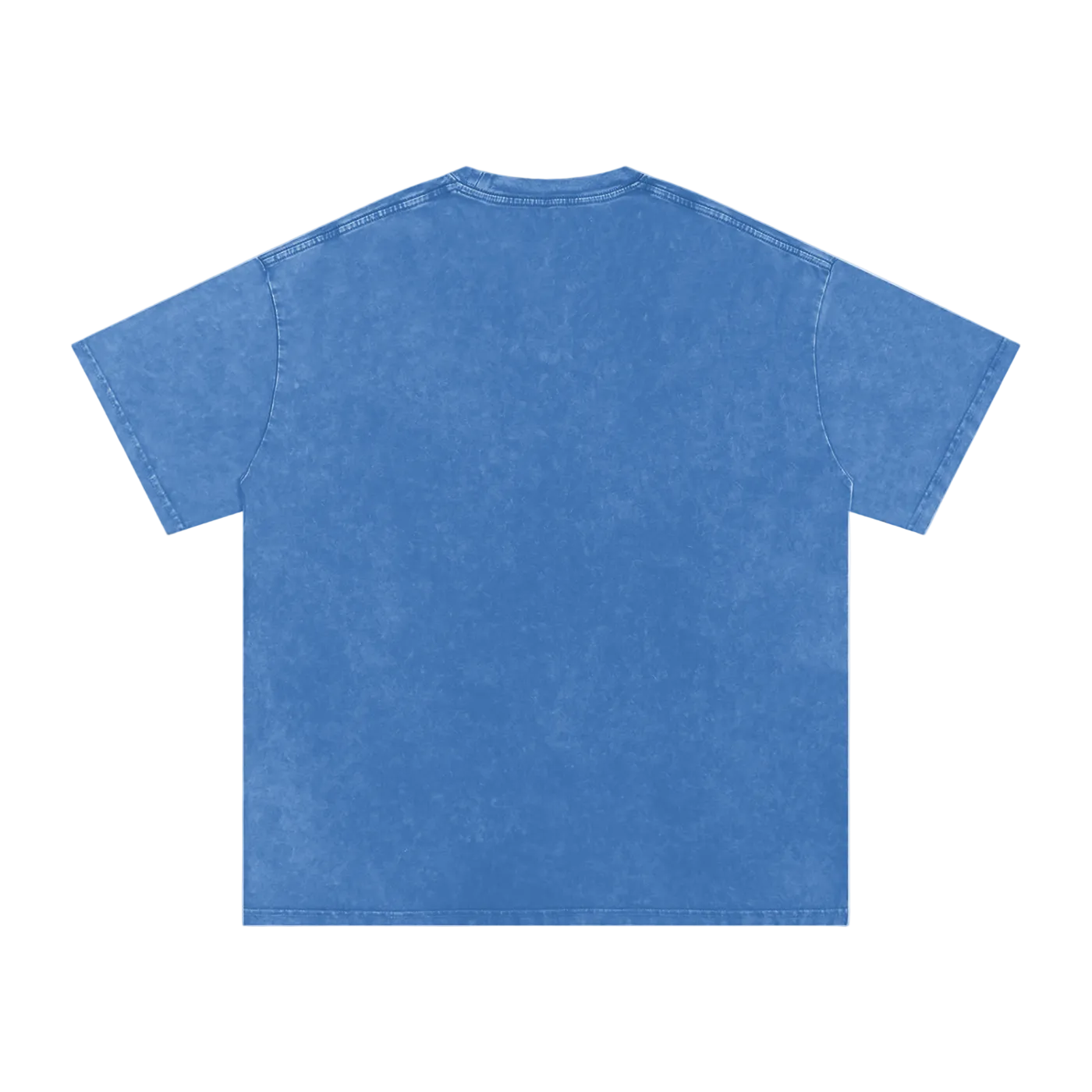 Blue t-shirt on a white background