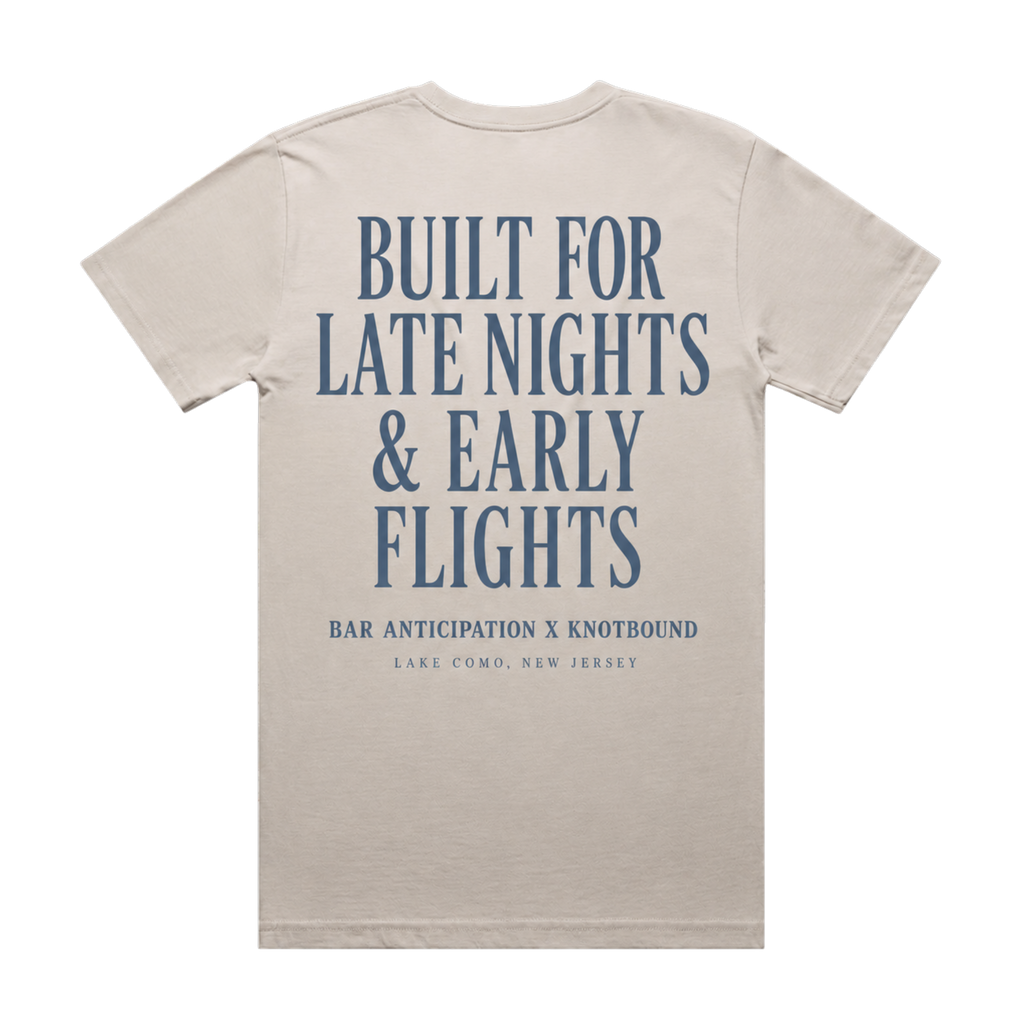 Late Nights Tee - Knotbound x Bar Anticipation