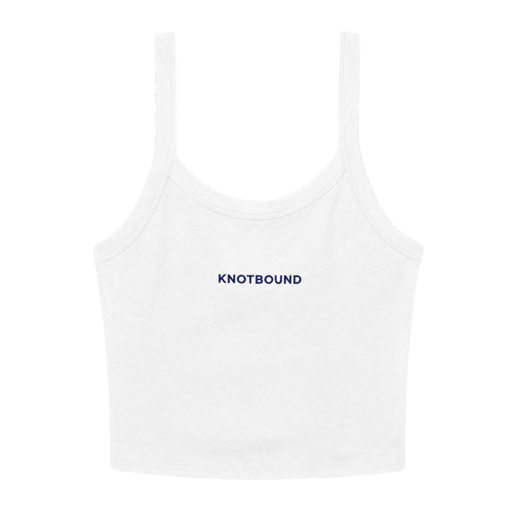 Women's Micro Ribbed Tank Top - White