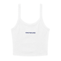 Women's Micro Ribbed Tank Top - White