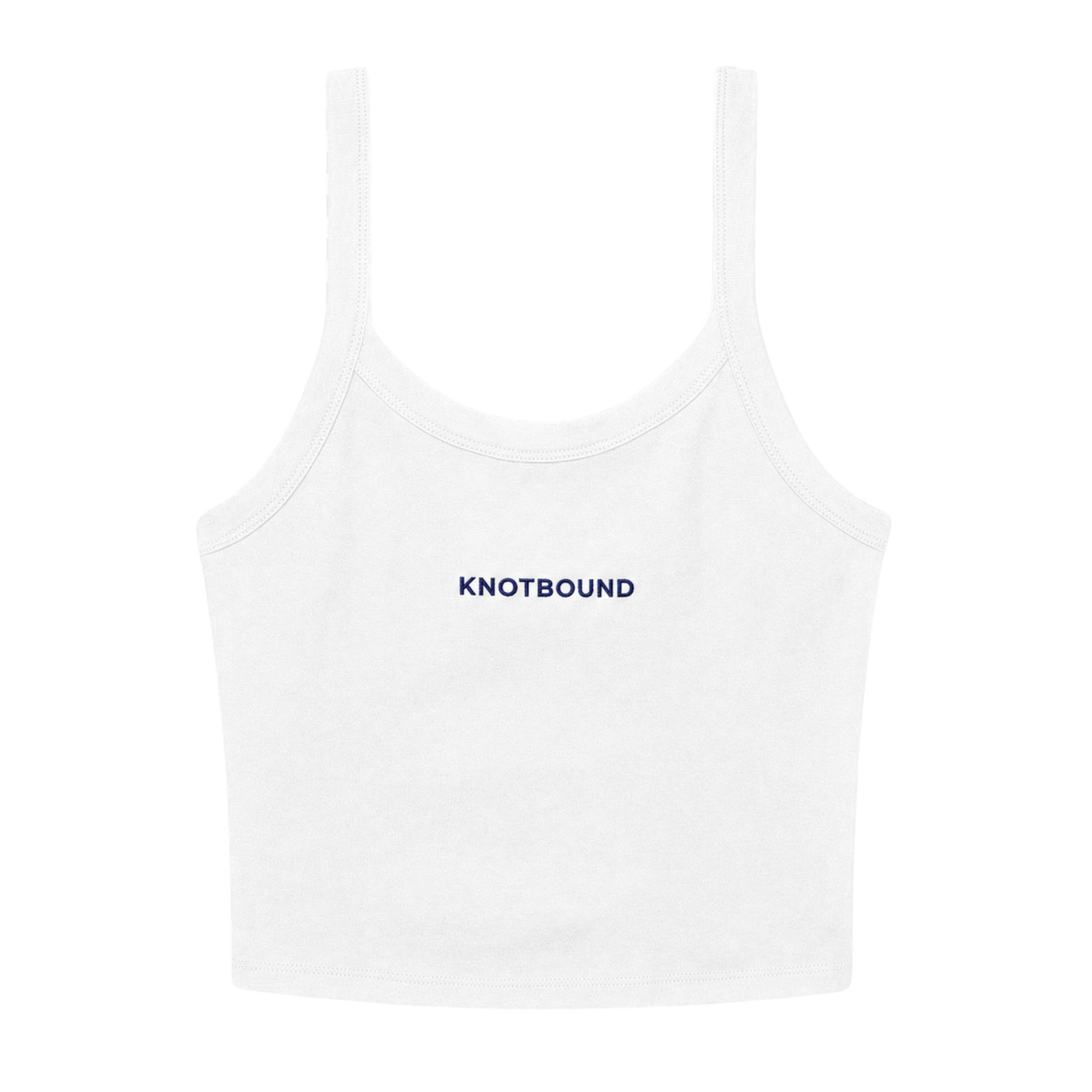 Women's Micro Ribbed Tank Top - White