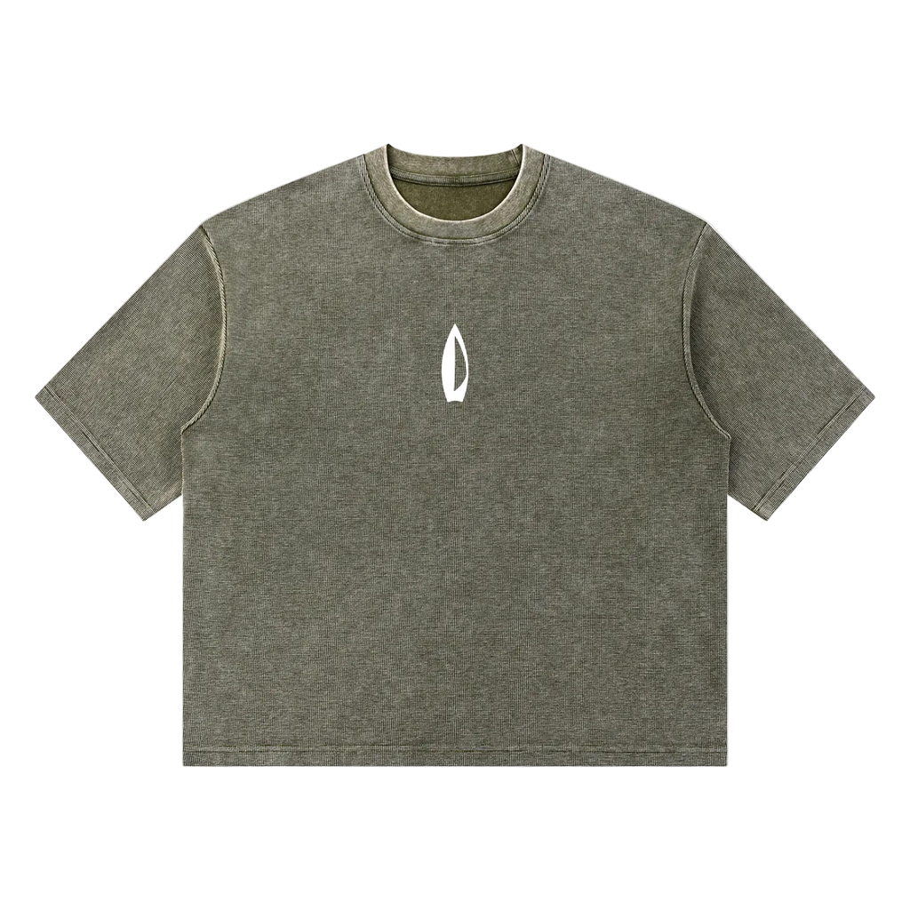Gray t-shirt on a white background
