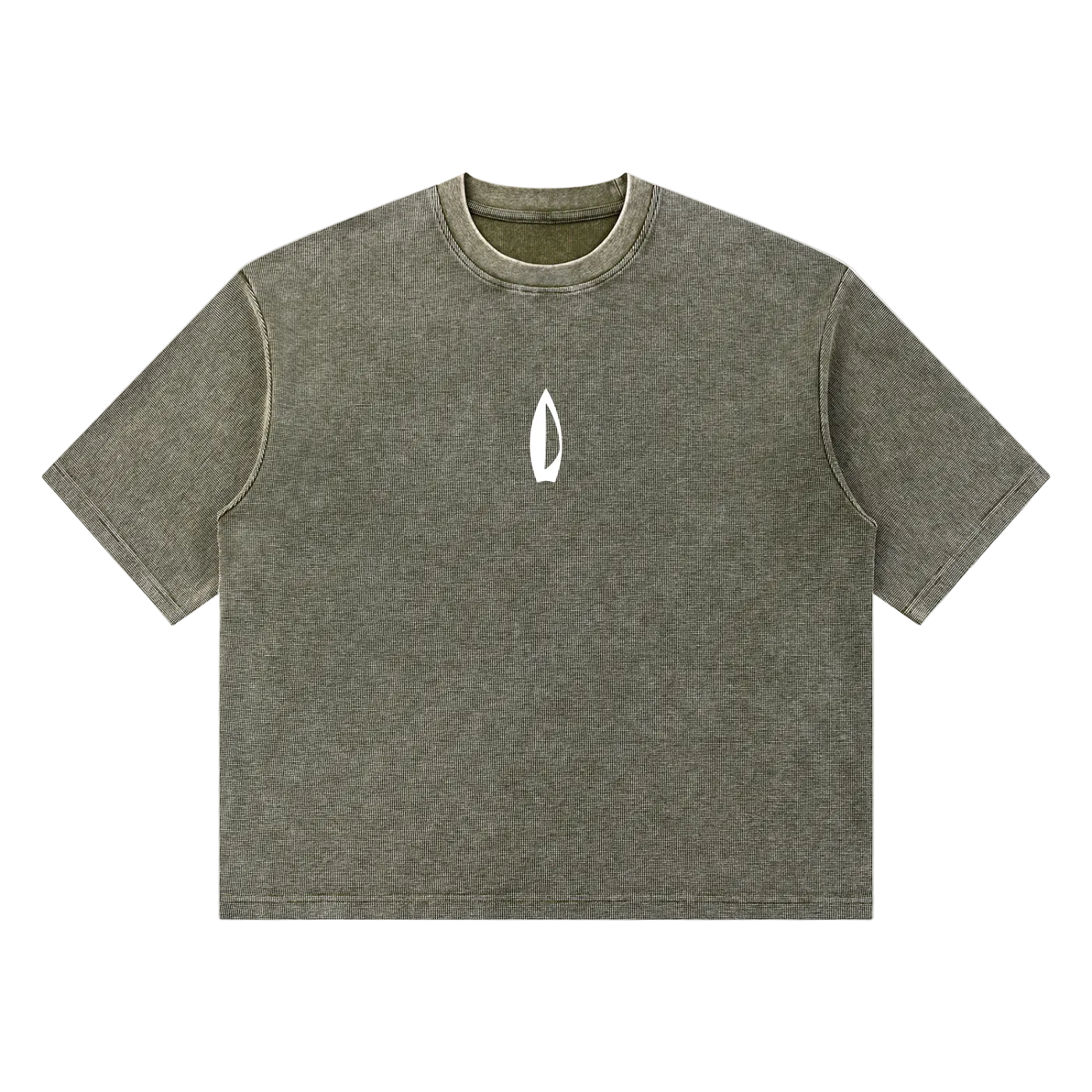 Gray t-shirt on a white background