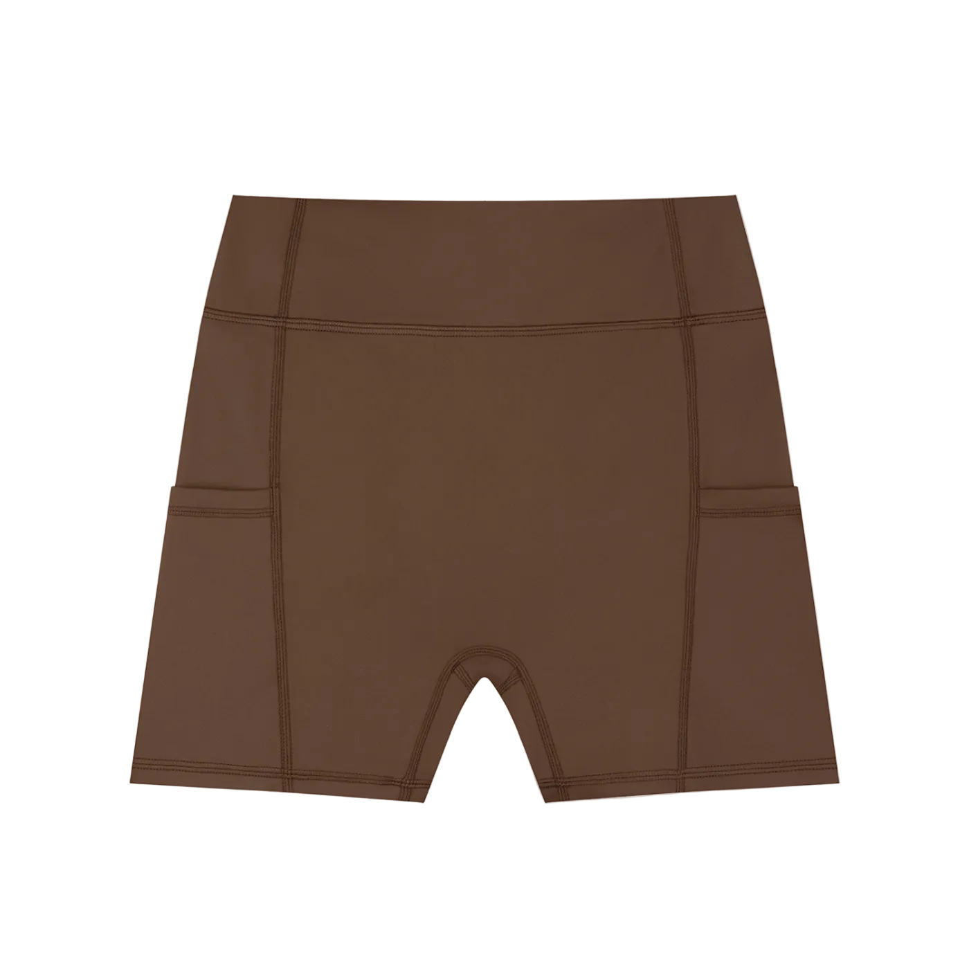 Brown shorts on a white background