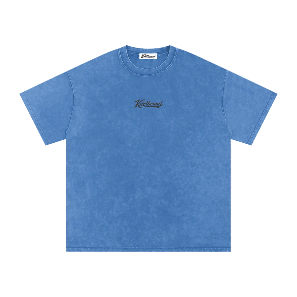 Snow Washed Oversized Cotton Tee