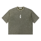 Gray t-shirt on a white background
