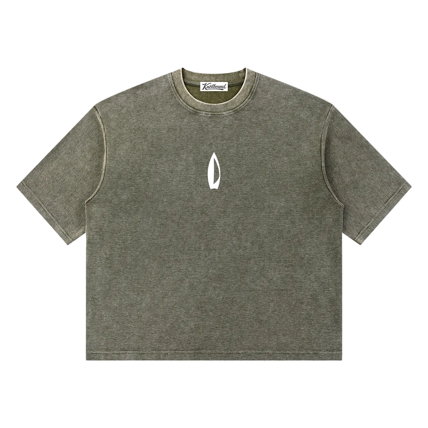 Gray t-shirt on a white background
