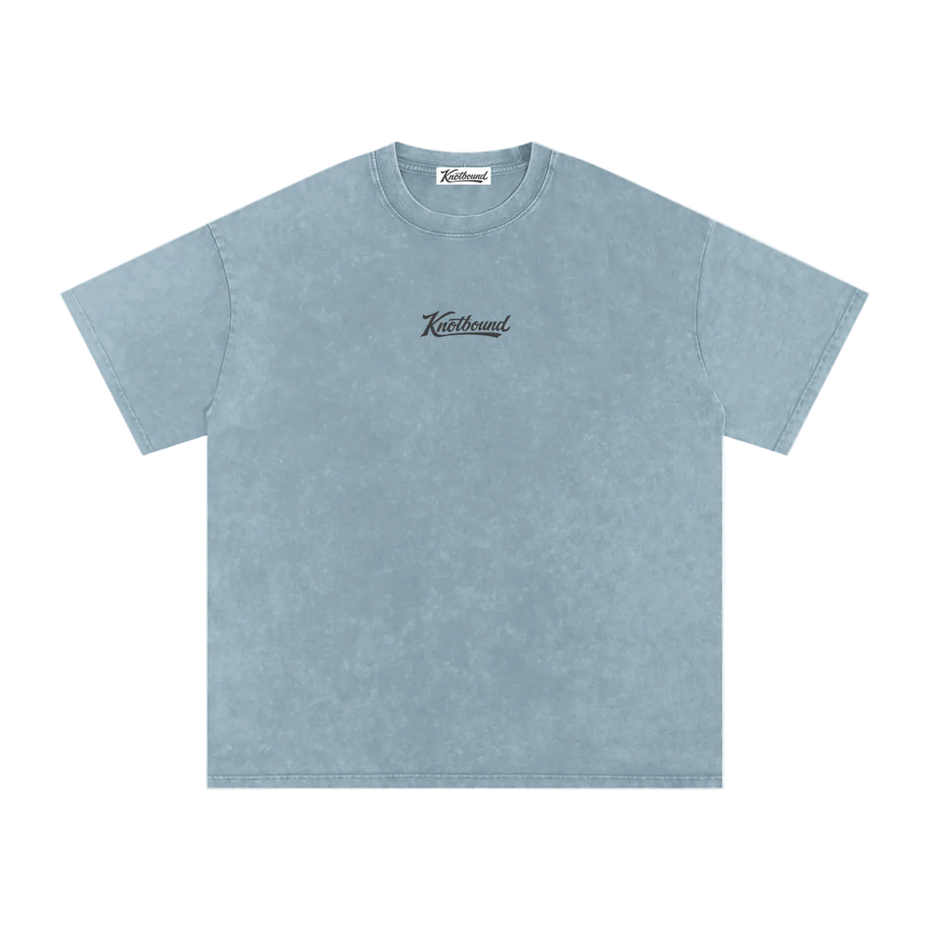 Snow Washed Oversized Cotton Tee