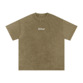 Brown t-shirt on a white background