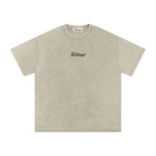 Snow Washed Oversized Cotton Tee