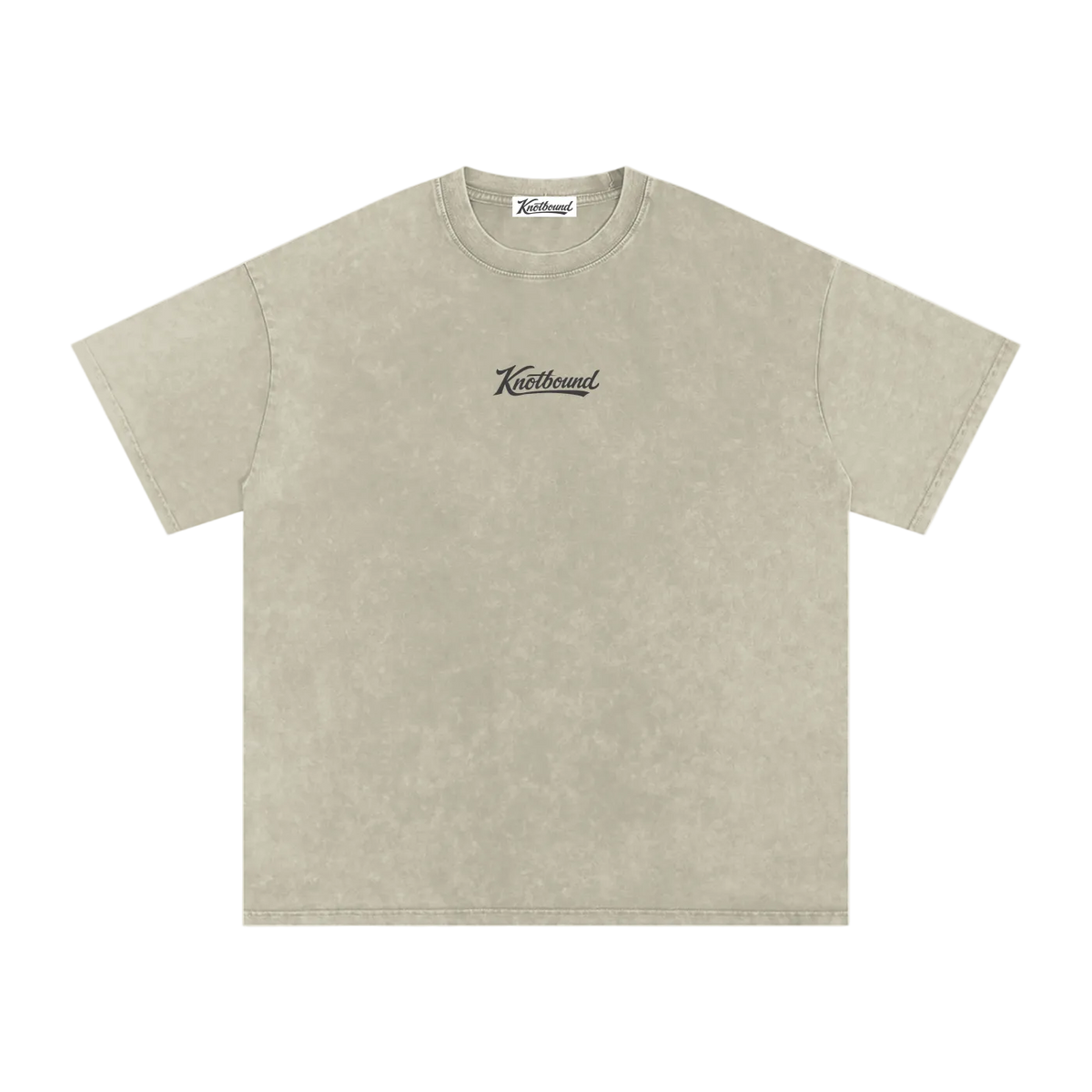 Snow Washed Oversized Cotton Tee