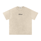 Snow Washed Oversized Cotton Tee