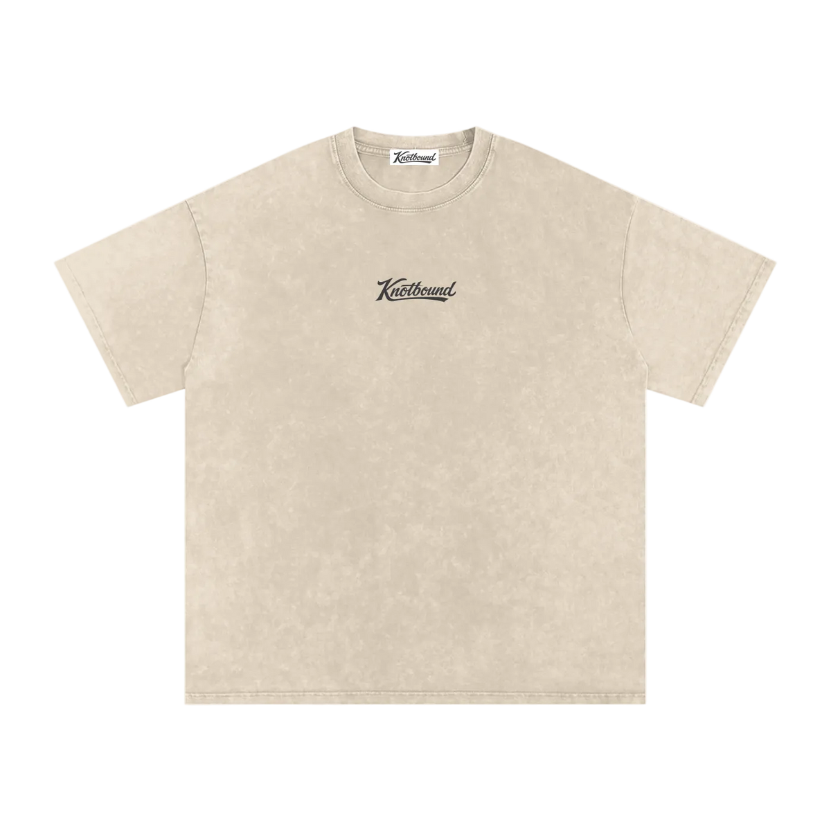 Snow Washed Oversized Cotton Tee