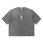Gray t-shirt on a white background
