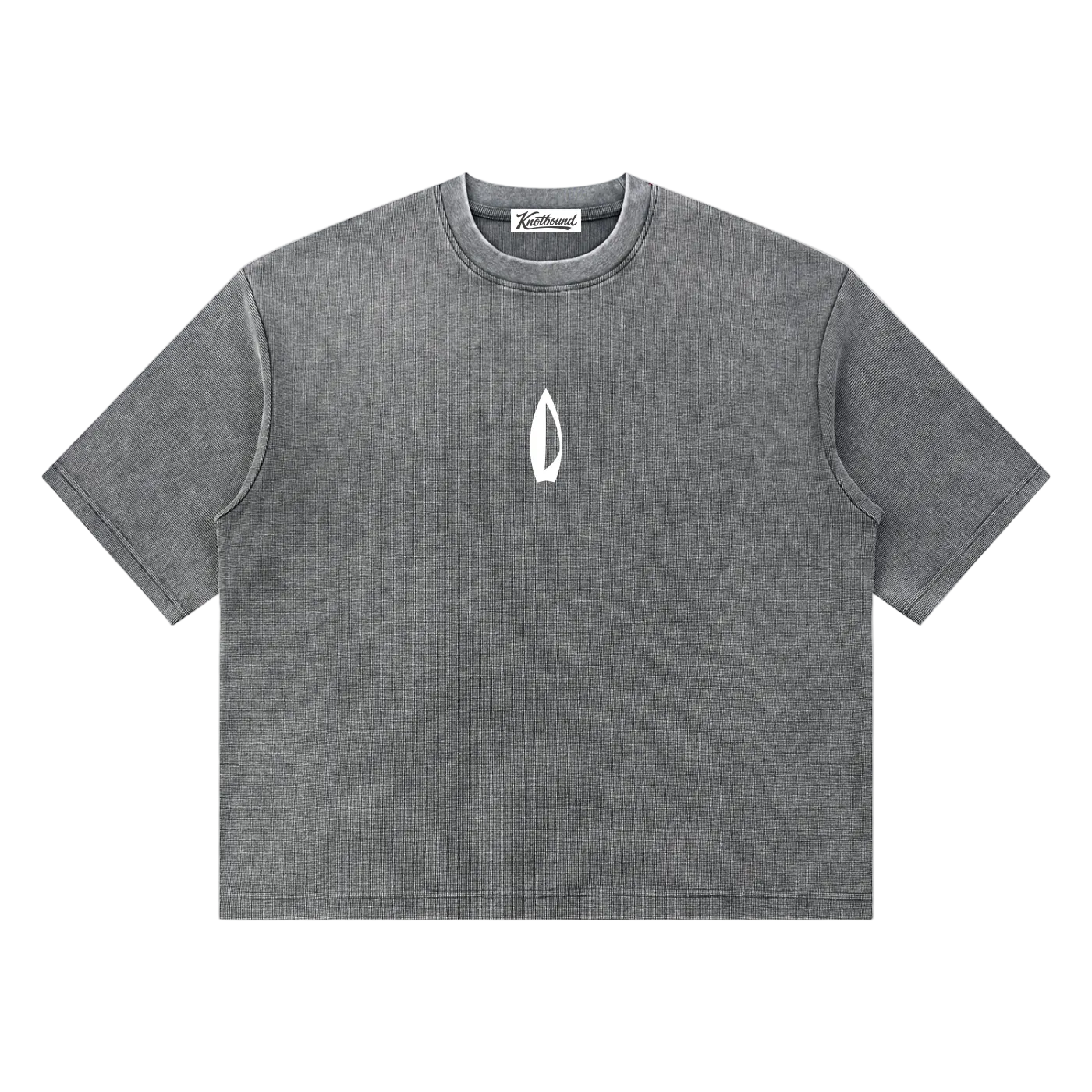 Gray t-shirt on a white background
