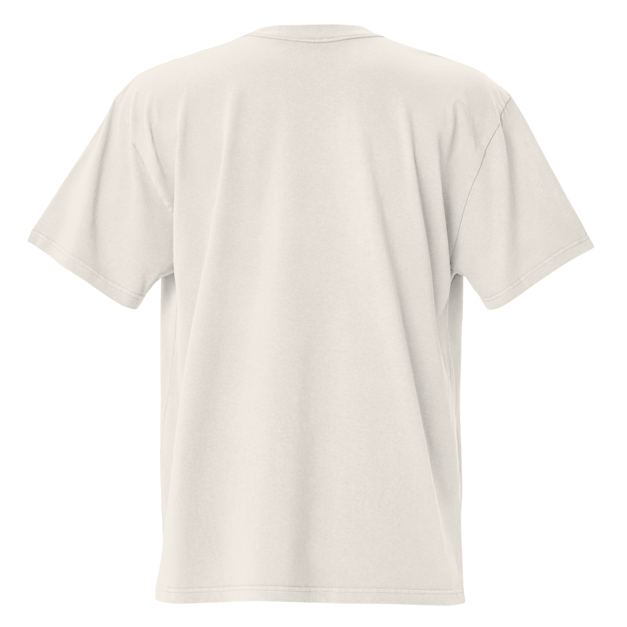 White t-shirt on a white background